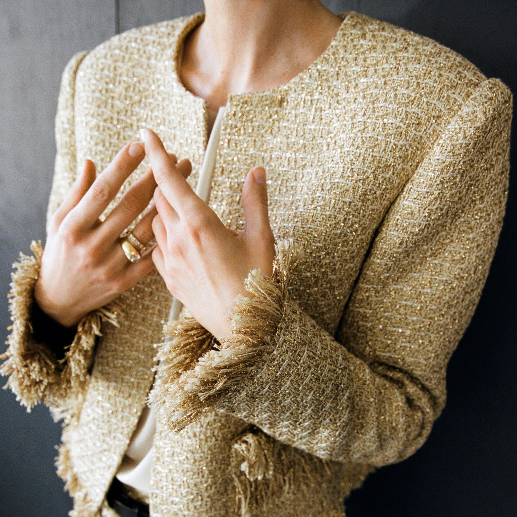 FRINGED TWEED TWO-PIECE - ROJI STUDIO x Tereza Srbova