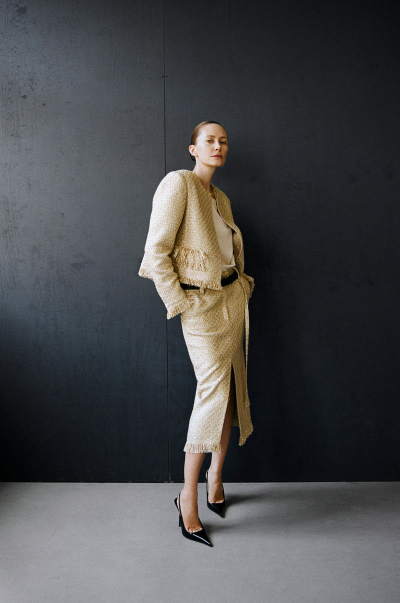 FRINGED TWEED TWO-PIECE - ROJI STUDIO x Tereza Srbova