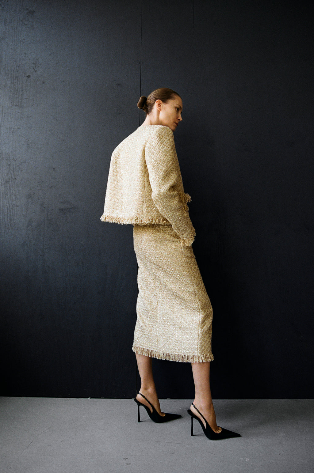 FRINGED TWEED TWO-PIECE - ROJI STUDIO x Tereza Srbova